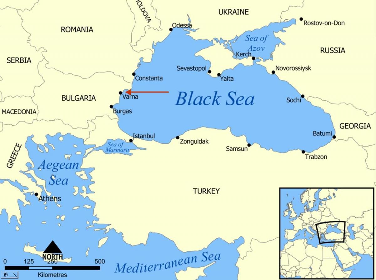 Βουλγαρία, varna εμφάνιση χάρτη