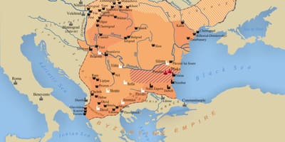 Χάρτης της βουλγαρικής αυτοκρατορίας