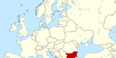 Χάρτης που δείχνει τη Βουλγαρία